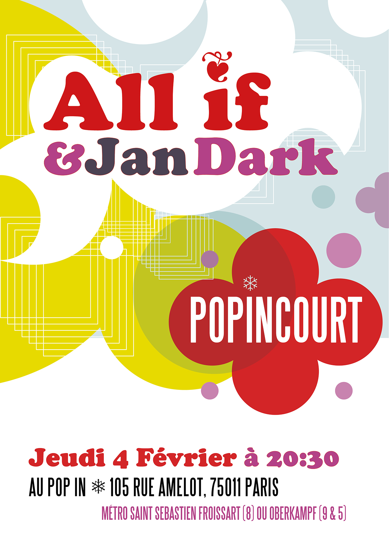 160204 POpincourt with All if & Jan Dar @ Pop In